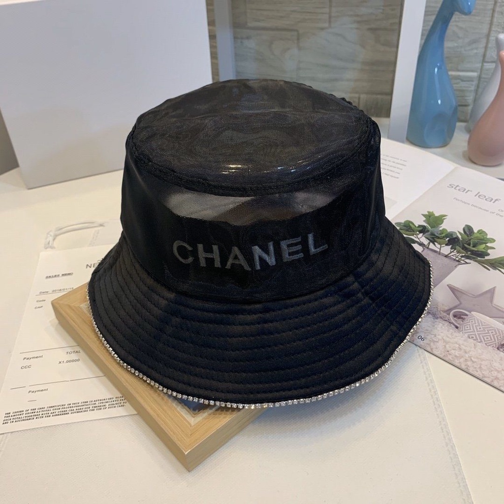 Chanel mesh bucket hat new arrivals