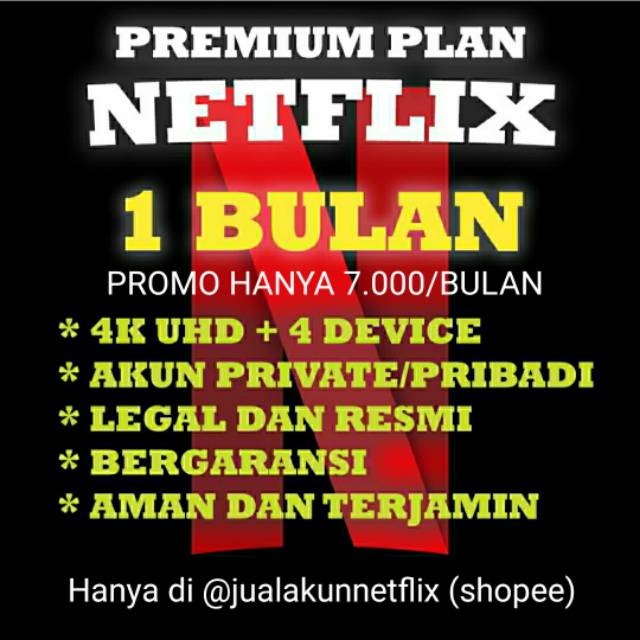 Produk Jual Akun Netflix | Shopee Indonesia
