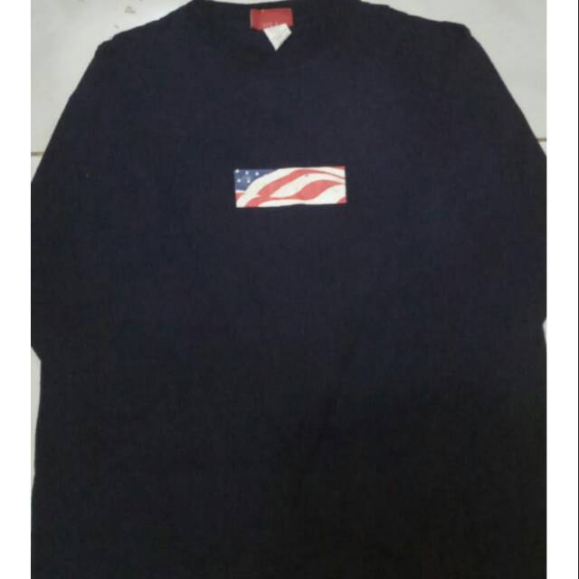 Supreme box cheap logo american flag