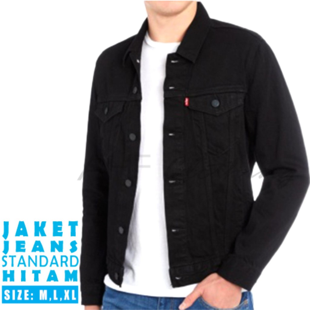 Jaket denim hot sale levis pria