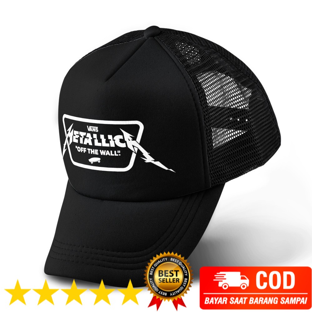 Vans metallica shop trucker cap