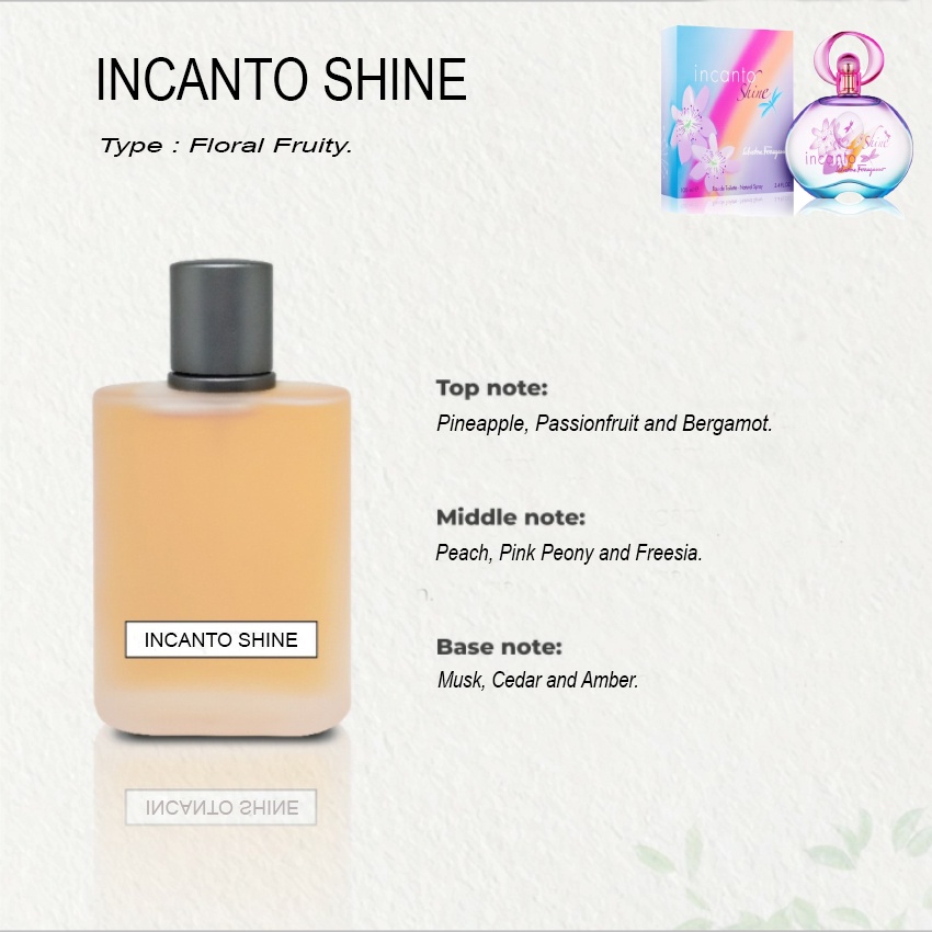 Parfum refill sale incanto shine