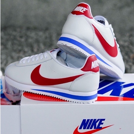 Red blue sale nike cortez