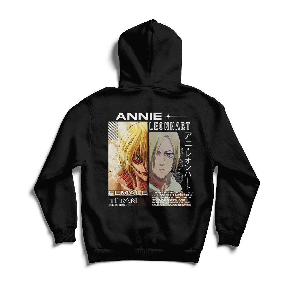 APPU Hoodie Annie Leonhart Black