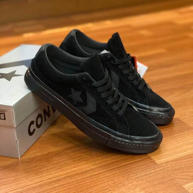 Converse one star top full black