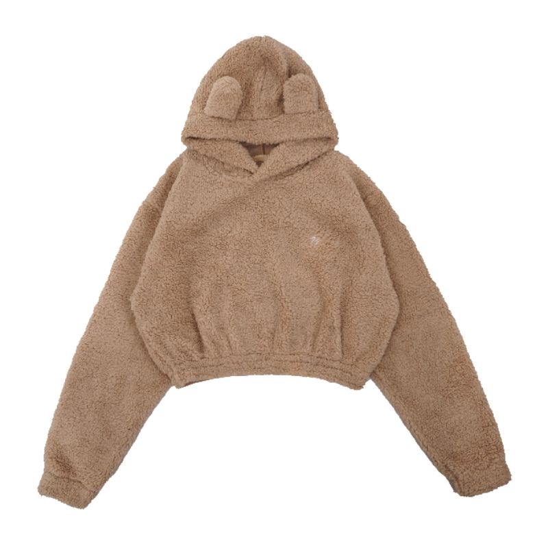 Sherpa discount crop hoodie