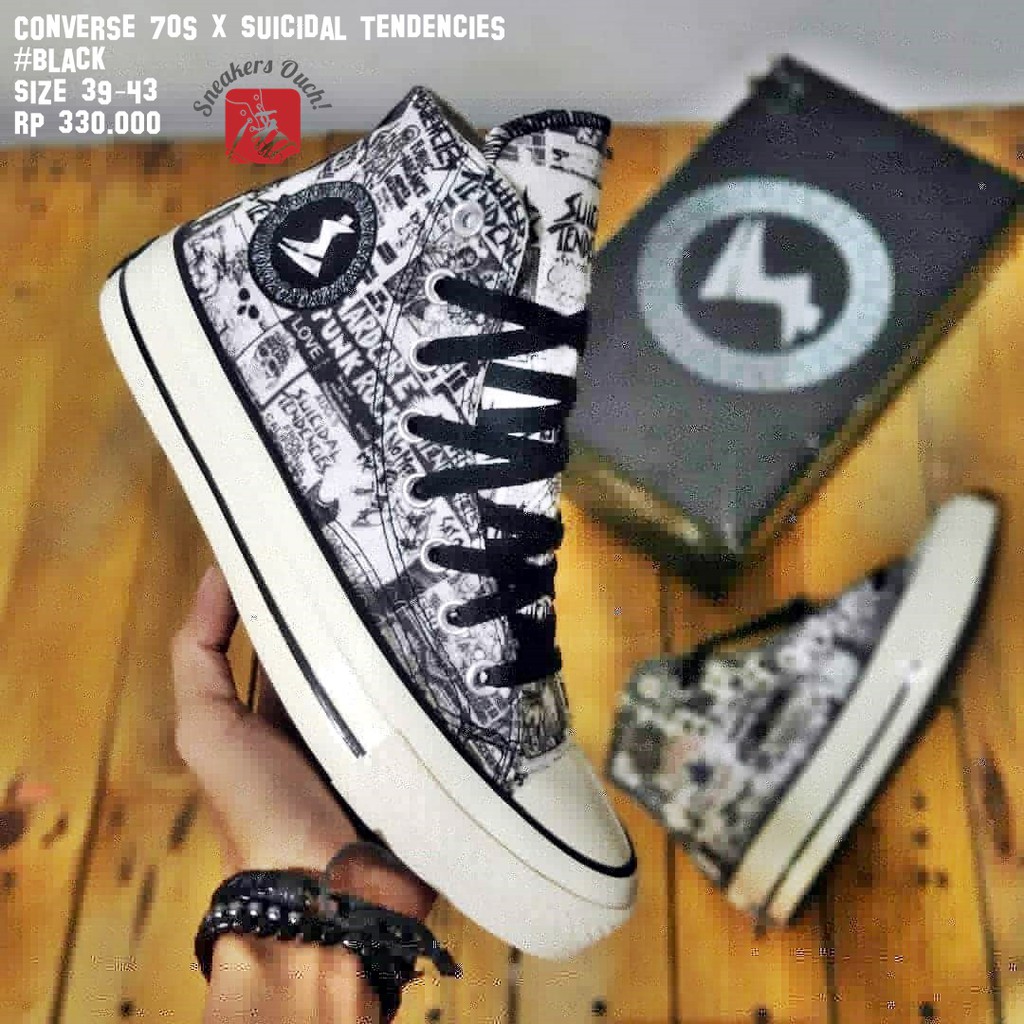 Converse x suicidal outlet tendencies harga