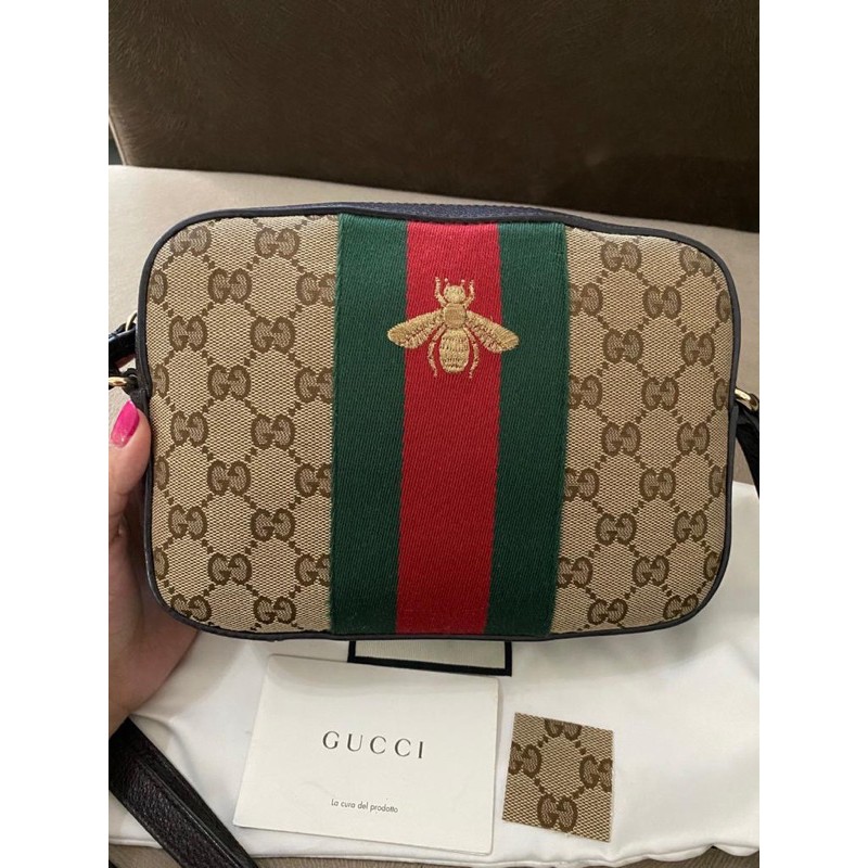 Jual PRELOVED Gucci bee ophidia camera bag gg Shopee Indonesia