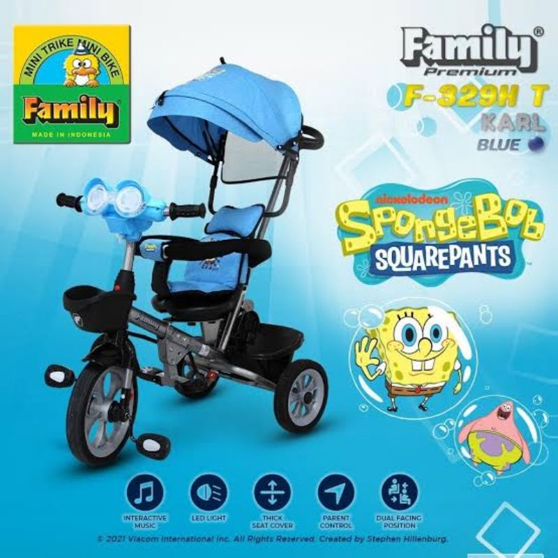 Stroller duduk sales roda 3