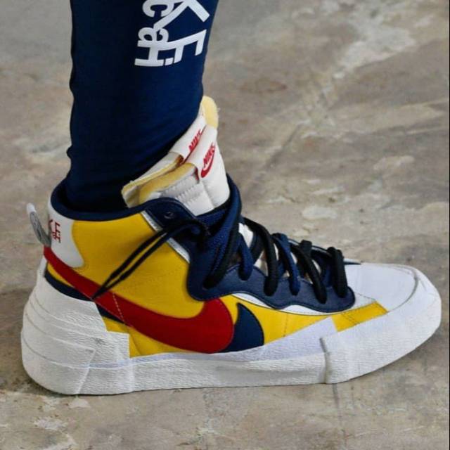 Nike x shop sacai blazer yellow