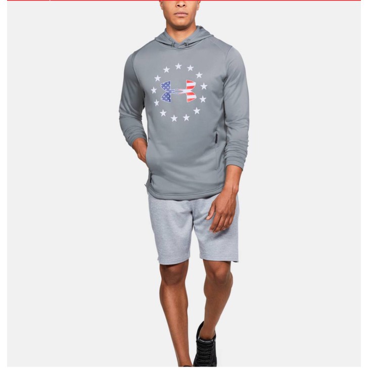 Under armour men's freedom tech 2024 terry hoodie