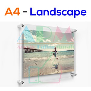 Jual Acrylic Photo Frame A4 (2mm) - Acrylic Sandwich Paling Murah