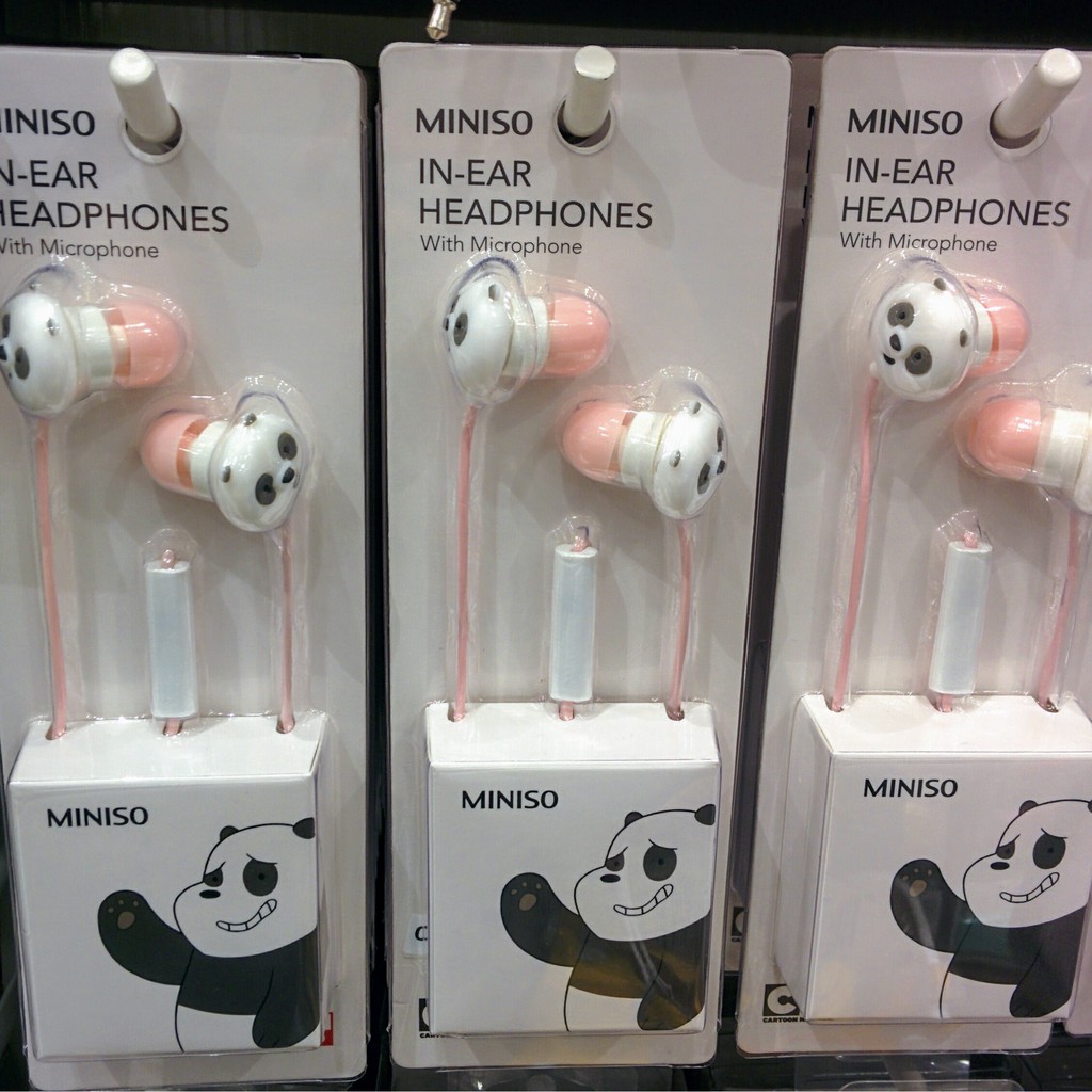 Miniso We Bare Bears Earphone