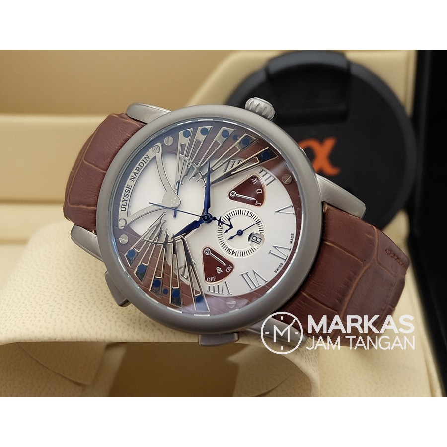 Jual Jam Tangan Pria Ulysse Nardin Classico Stranger Leather Watch