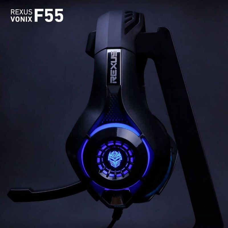 Jual HEADSET GAMING LED MICROPHONE GAMING HEADPHONE REXUS