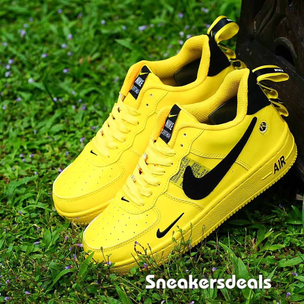 Nike air force hot sale 1 utility yellow