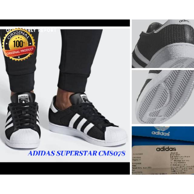 Sepatu Adidas Superstar CM8078 Original