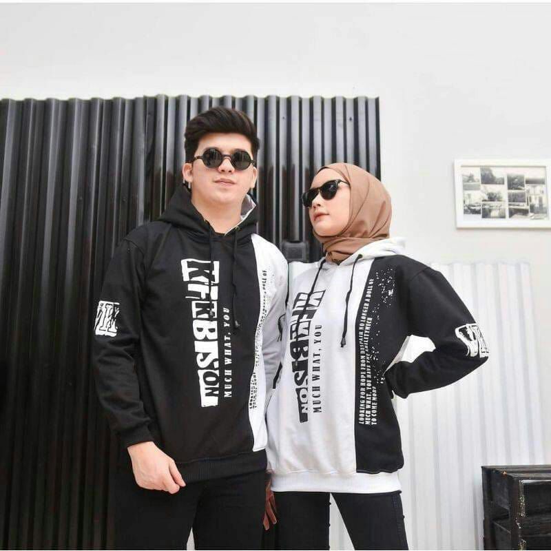 Jual Jaket Couple Pasangan Kfk Bison Hoodie Kapelan Pacar Sweater