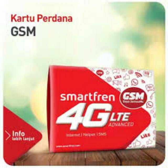Jual Kartu Perdana Smart Fren 4G LTE SIM Card Smartfren Simcard GSM Bukan CDMA | Shopee Indonesia