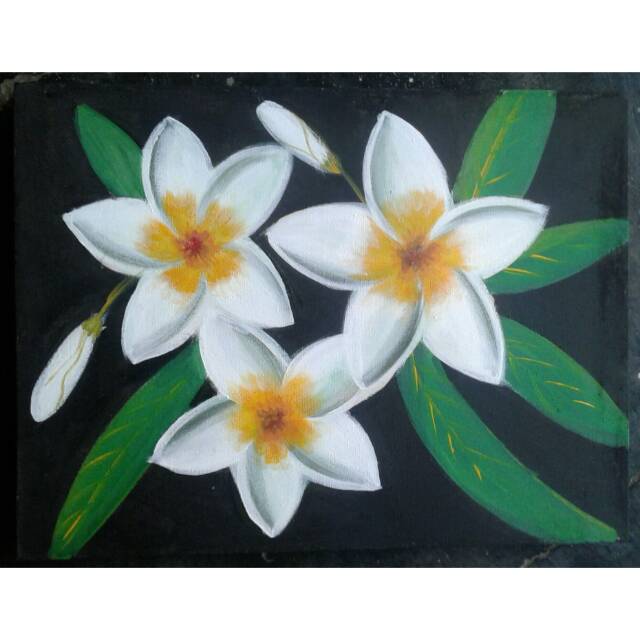 Jual Lukisan bunga kamboja | Shopee Indonesia