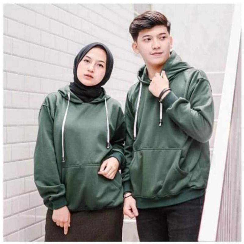 SWEATER COUPLE POLOS PRIA WANITA HOODIE COUPLE UNISEX SWEATER HOODIE POLOS