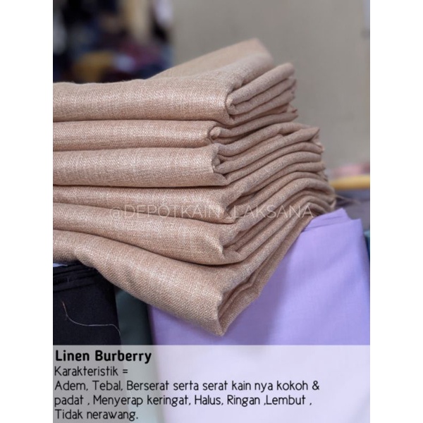 Linen burberry hotsell