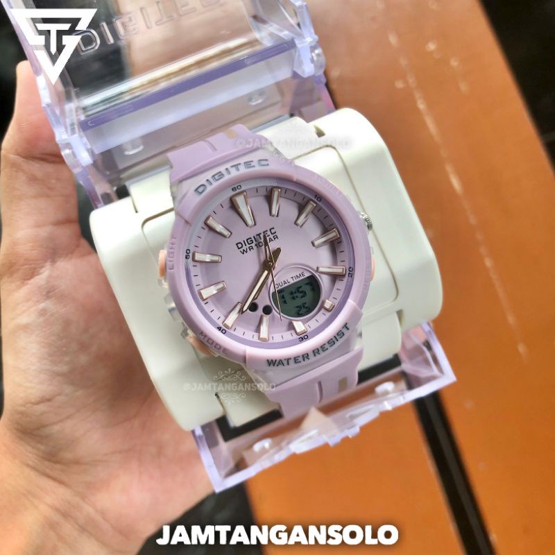 Jual DIGITEC LINE 100% ORIGINAL JAM TANGAN WANITA DUALTIME WATER