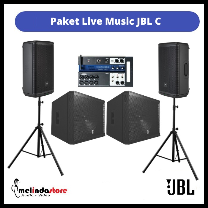 Sound system 2024 merk jbl