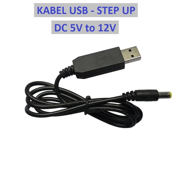 Jual Kabel Step Up USB 5v to 12v DC Cable Converter Adapter 12