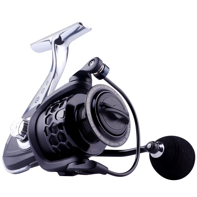 HAUTTON Galaxy AT Reel Pancing Fishing Reels ALL METAL Gulungan Pancing  Putar 1000-7000S, Pil Pegangan Logam Pegangan Kuat Cangkir Logam Roda  Putar, Tarikan Maksimum 15KG, Gulungan Rasio Gigi 5.2:1&4.8:1, Memancing Es  Air