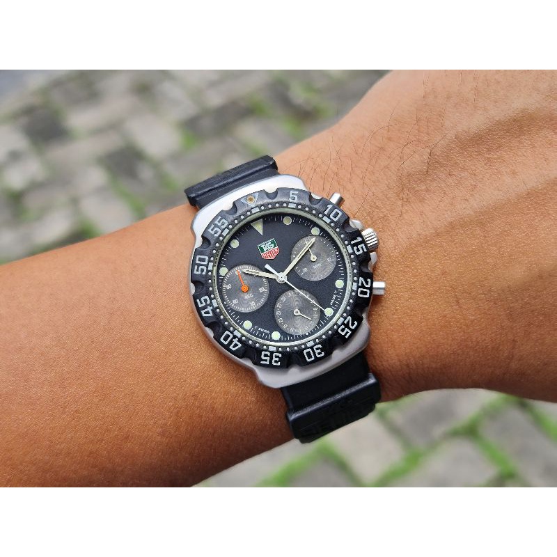 Jual Original 90s Vintage Tag Heuer F1 formula one Chronograph