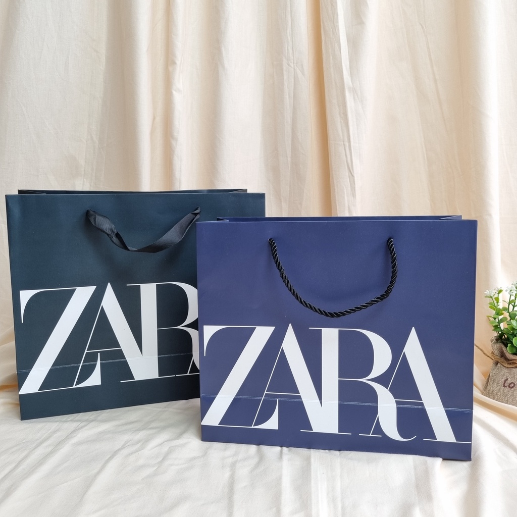 Paper bag zara new arrivals