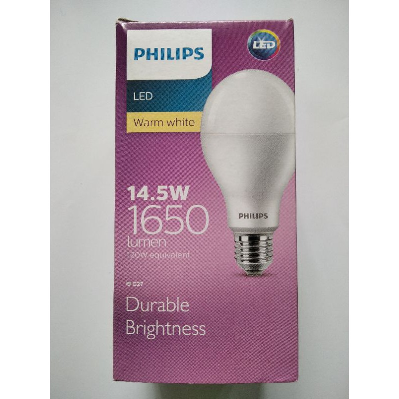 Philips led 14.5 watt warm deals white