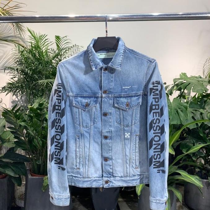Impressionism denim jacket sales