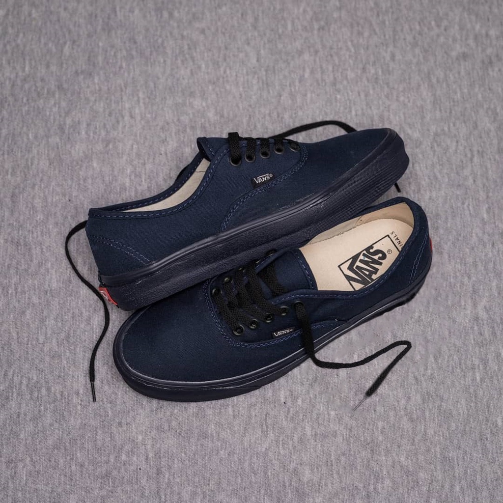 Vans authentic cheap navy black