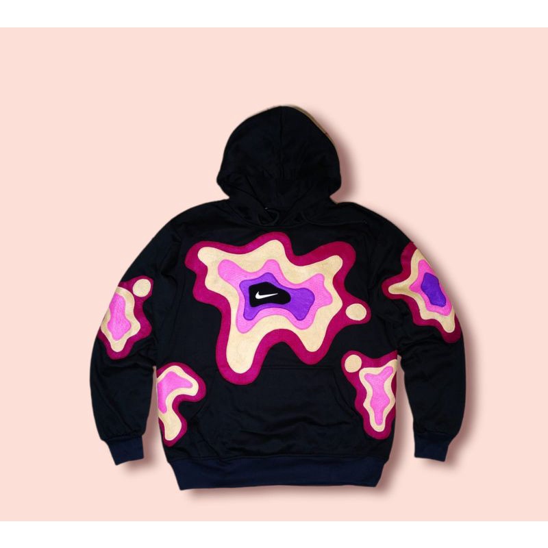 reworked nike hoodie