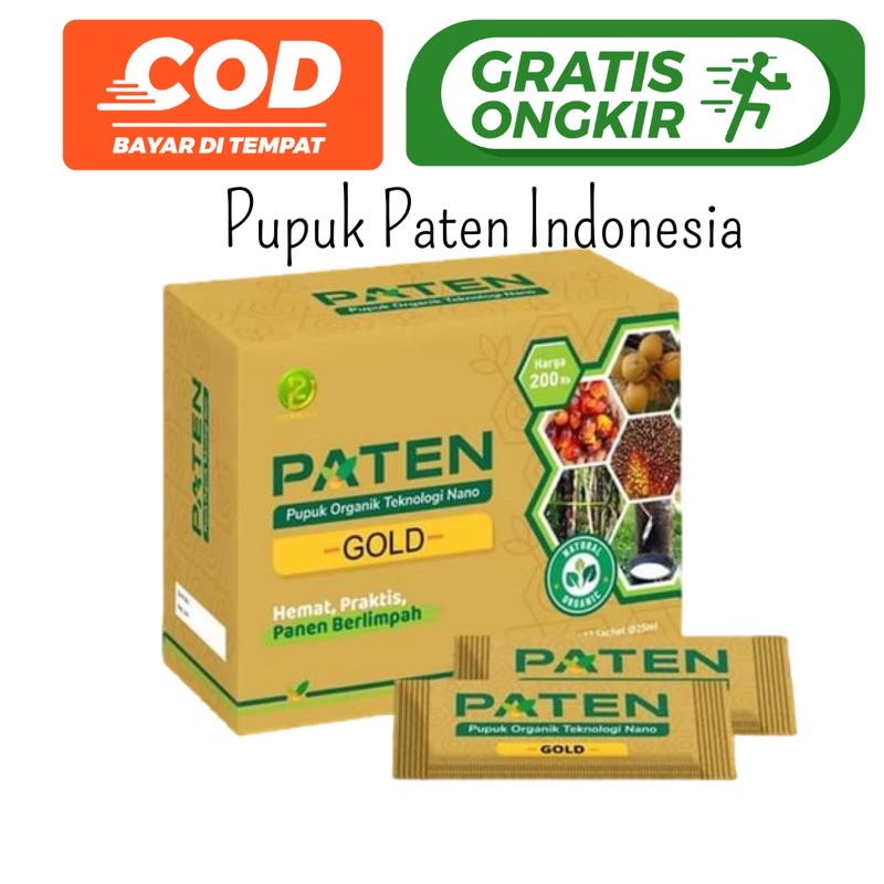 Jual PATEN GOLD (1 Box Isi 12 Sachet @25ml) Exp: 2025 | Shopee Indonesia