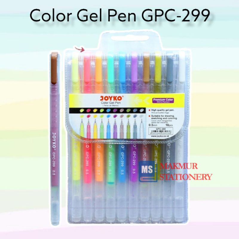 joyko Color Pen Color Gel Pen GPC-299