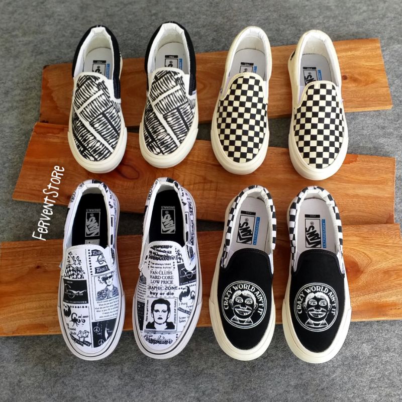 Vans slip on outlet motif