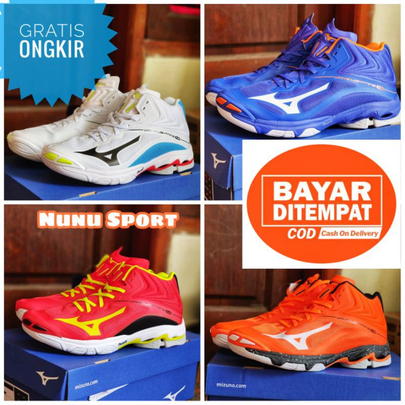 SEPATU VOLLY MIZUNO WLZ 6 MID MIZUNO WLZ 6 MID TERBARU MIZUNO WLZ 6 SUPER PREMIUM