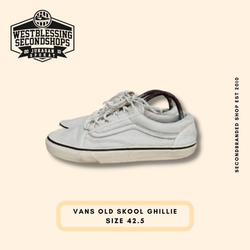 Leather old skool ghillie on sale shoes