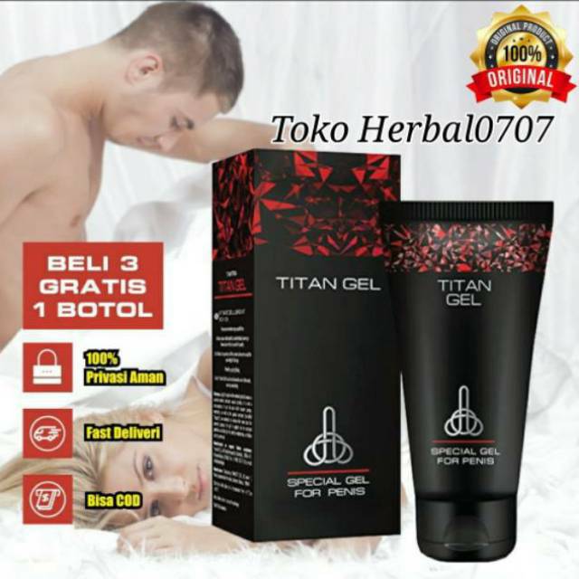 Jual Titan gel 50ml asli Original USA Titan gel gold berkualitas top sudah  terbukti khasiatnya