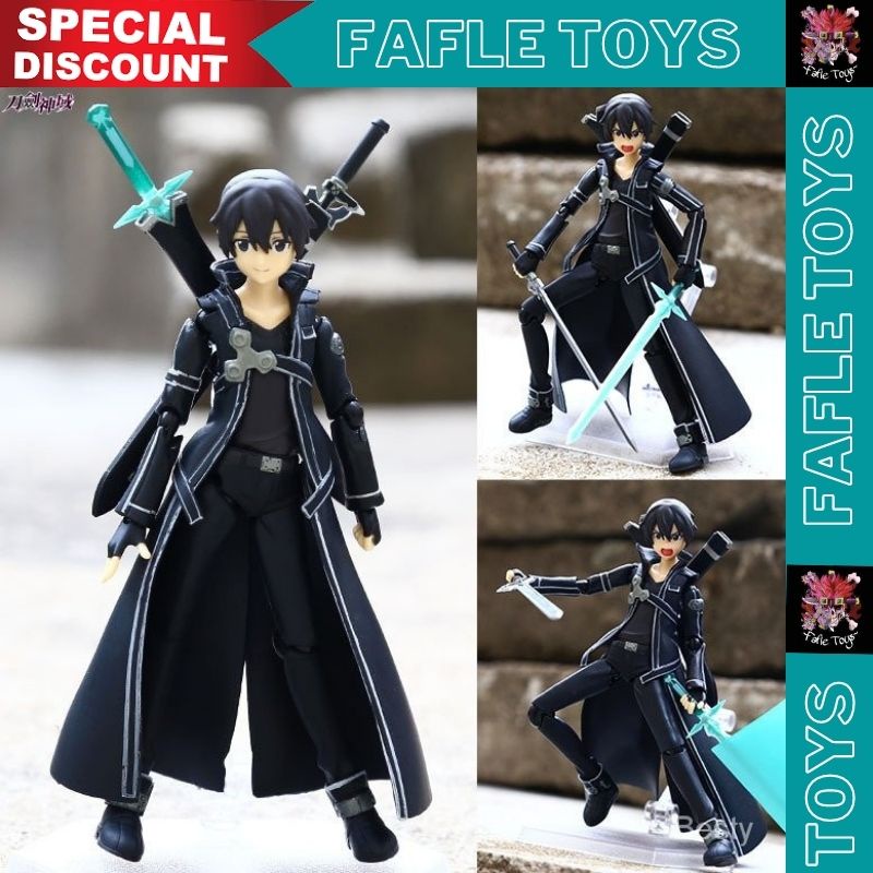 Kirito Sword Art Online Figma 174 Max Factory Original - Prime Colecionismo  - Colecionando clientes, e acima de tudo bons amigos.