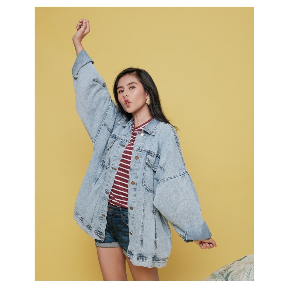 Jaket 2025 denim oversize