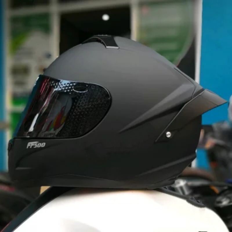 Helm full cheap face black