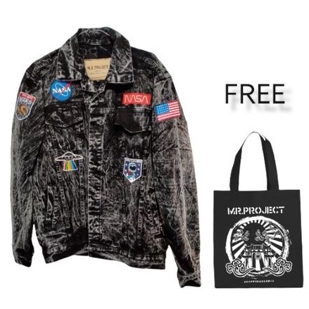 NASA Program 8 Patch Denim Jacket