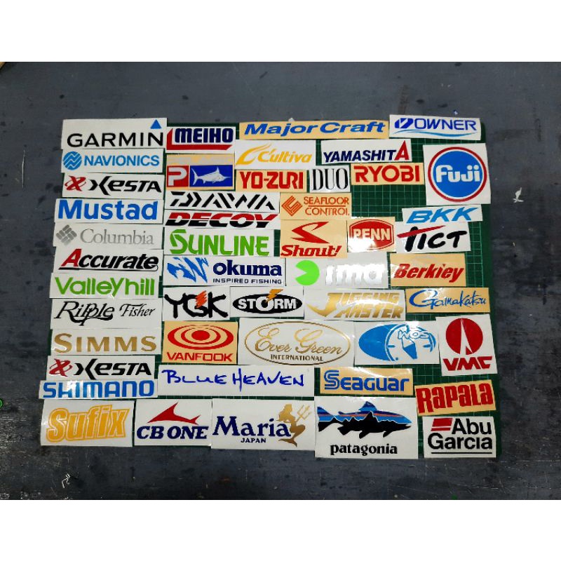 Stiker Brand Memancing