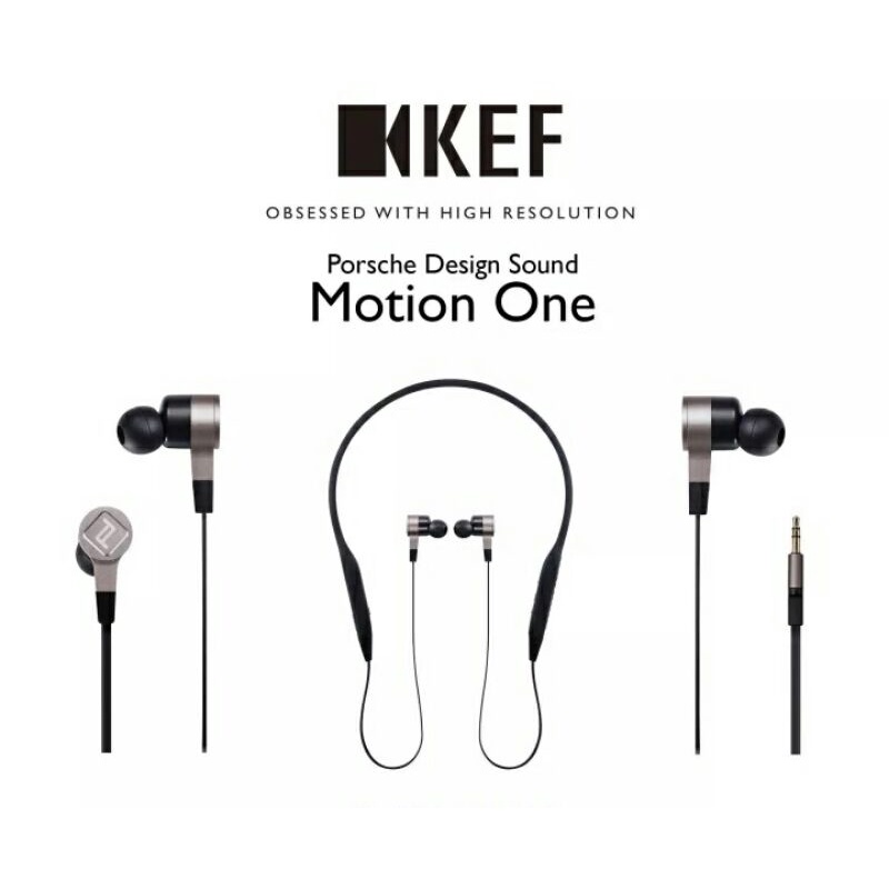 Jual KEF Porsche Design MOTION ONE In Ear Bluetooth Headphones