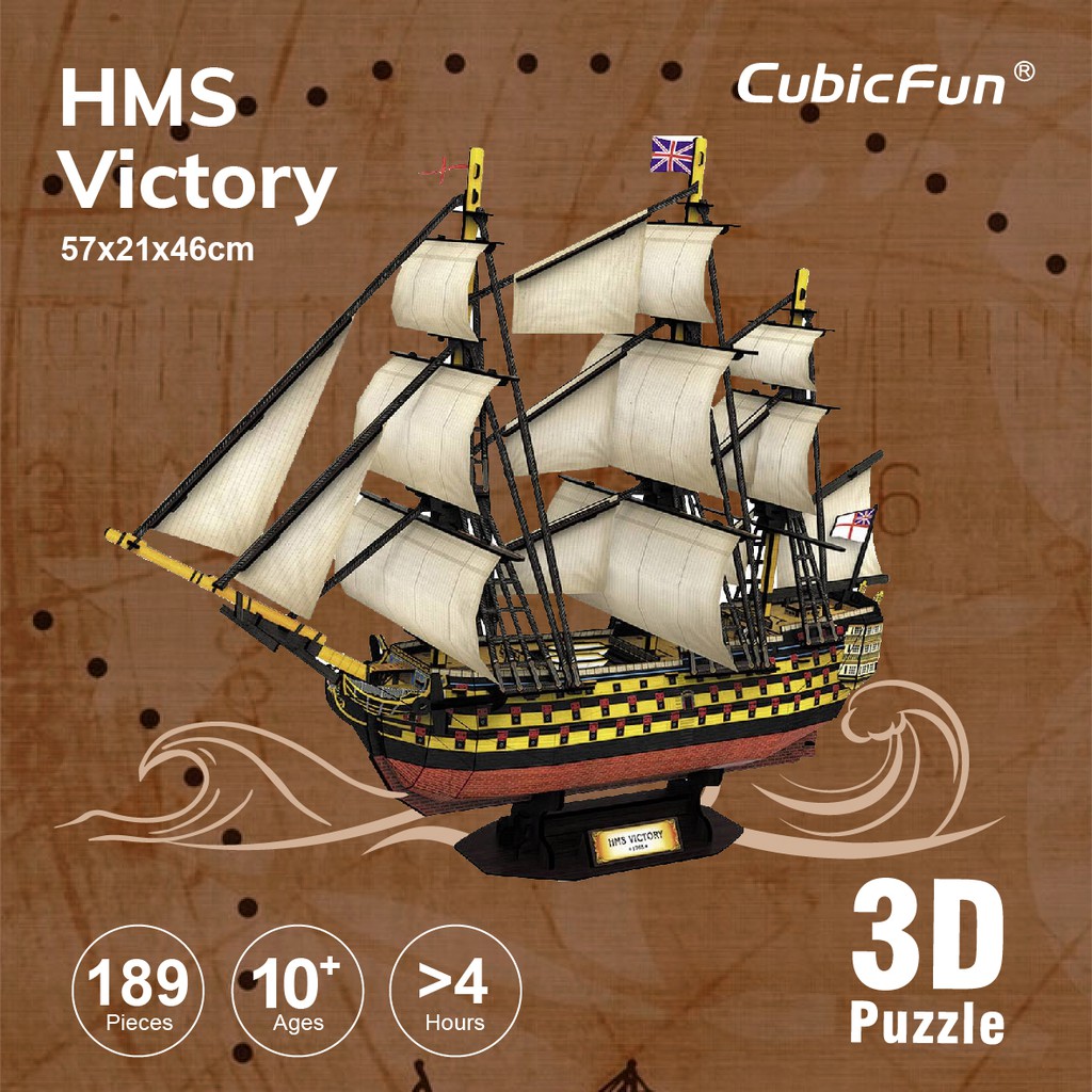 Hms victory 2024 3d puzzle