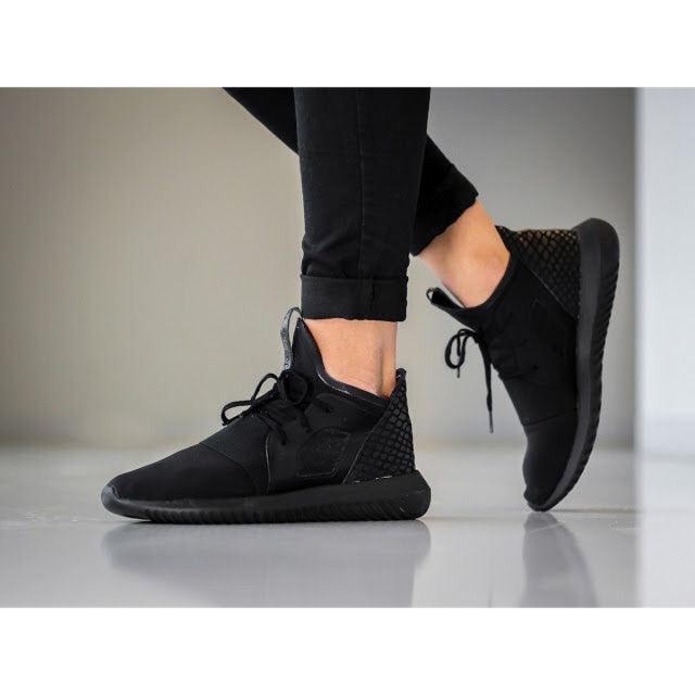 Adidas tubular all top black womens